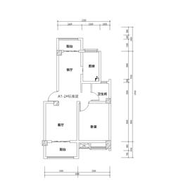 翠锦西岭1期63.00平户型