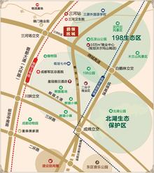 爵领欧城区位图