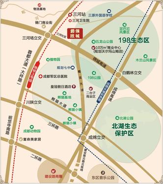 爵领欧城区位图