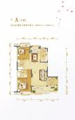 中信太阳城(北城世纪公园1期)3室2厅2卫104.00平户型