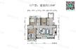 明信云玺府1期3室2厅2卫118.00平户型