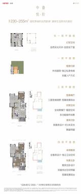 万科天府华庭 3室4厅4卫 254.00平米