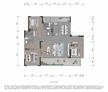 锦熙华庭1期4室2厅2卫140.00平户型