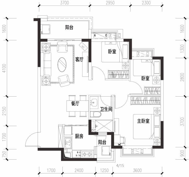 94.77户型