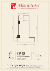 九峰时代广场(白桦林商业中心)  59.49平米