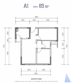 光与城1期83.00平户型