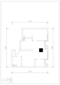 锦城南府•猫先生73.06平户型