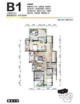 阳光新业中心 3室2厅2卫 175.03平米