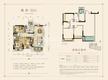 观澜府1期3室2厅2卫99.00平户型