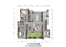 盛世天玺花园1期4室2厅2卫116.00平户型