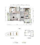 汇尚雅居1期 3室2厅2卫 109.00平米