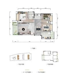 汇尚雅居1期3室2厅2卫109.00平户型
