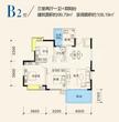 水城印象3室2厅1卫99.79平户型