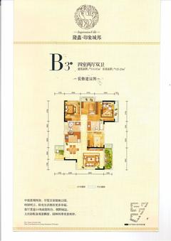 隆鑫印象城邦4室2厅2卫112.58平户型
