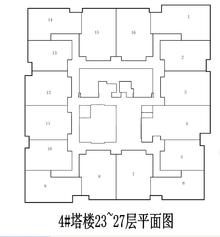 华茂广场113.58平户型