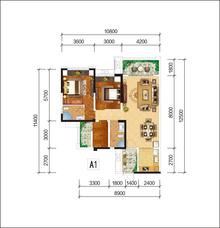 喜悦美麓1期3室2厅2卫112.65平户型
