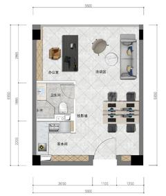 金悦汇大楼1期51.18平户型