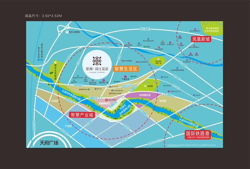 棠湖清江花语区位图