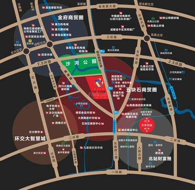 华霖金贸商厦1期配套图