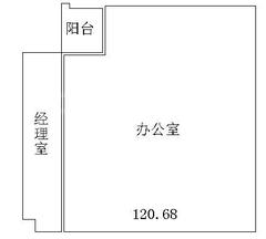 麦迪逊广场120.68平户型