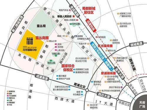 花样年龙年国际中心区位图