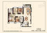 成都恒大翡翠龙庭1期 4室2厅2卫 128.64平米