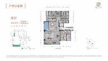 锦江赋壹号院1期4室2厅3卫322.00平户型