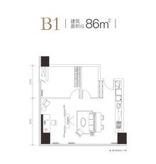 华庭悦璟二期86.00平户型