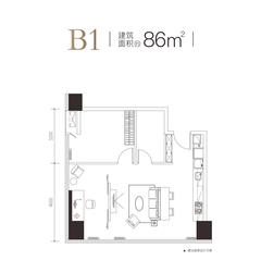 华庭悦璟二期86.00平户型