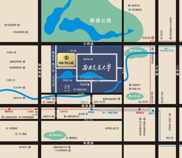 盛源·学府名城区位图