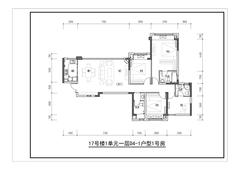 鑫耀美泉悦府2期4室2厅3卫127.28平户型