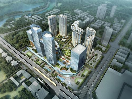 绿地GIC成都中央广场效果图
