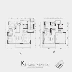 九林语叠云阁1期209.00平户型