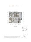 桂语麓境花园1期4室2厅2卫141.00平户型