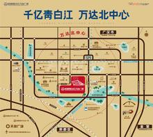 成都青白江万达广场1期区位图