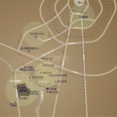 金科廊桥水乡配套图