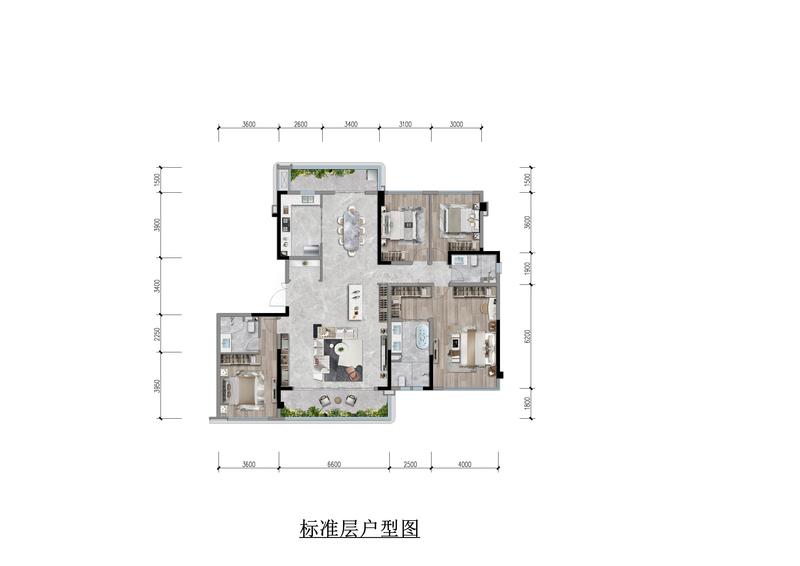 3号地4、5、6号楼标准层