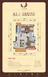 A1-2户型平层