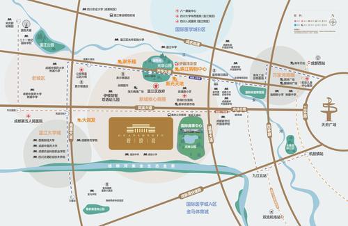 观颂府1期区位图