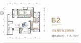 11区B 3室2厅2卫 115.78平米