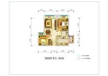 首创光和城1期2室2厅1卫63.00平户型