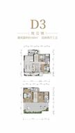 云锦安缦1期4室2厅3卫183.00平户型