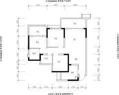 和悦澜庭3室2厅2卫98.00平户型