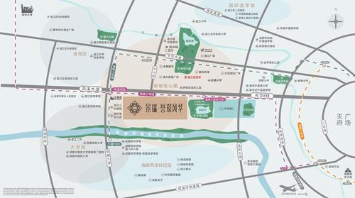 南誉名邸1期区位图