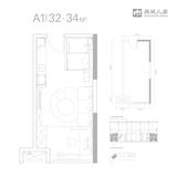 东城汇都1期  32.00平米