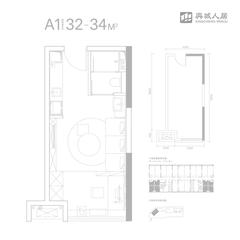 东城汇都1期32.00平户型