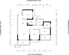 和悦澜庭3室2厅2卫91.00平户型