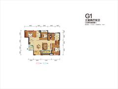 南湖左岸•如果4室2厅2卫110.96平户型