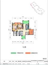 华侨凤凰国际城 3室2厅2卫 92.82平米