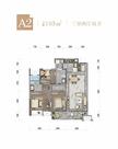 中旅·名门府1期3室2厅2卫105.00平户型